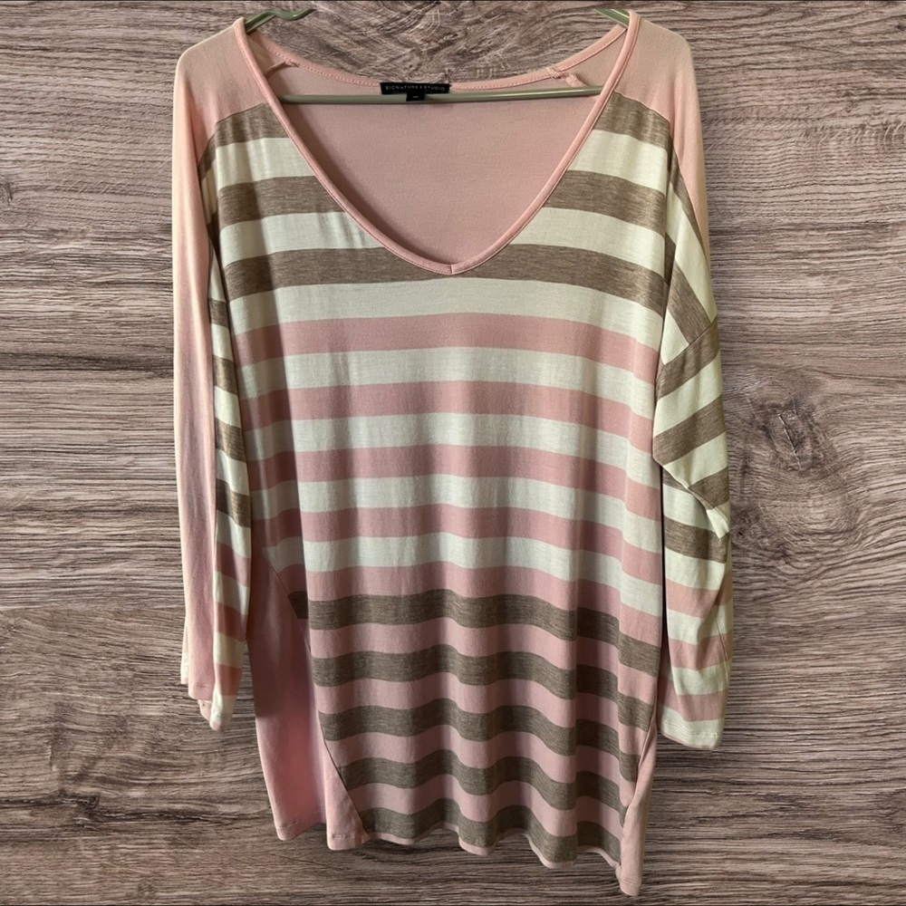 Signature Studio Striped Tee